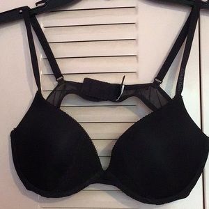 Calvin Klein black push up bra